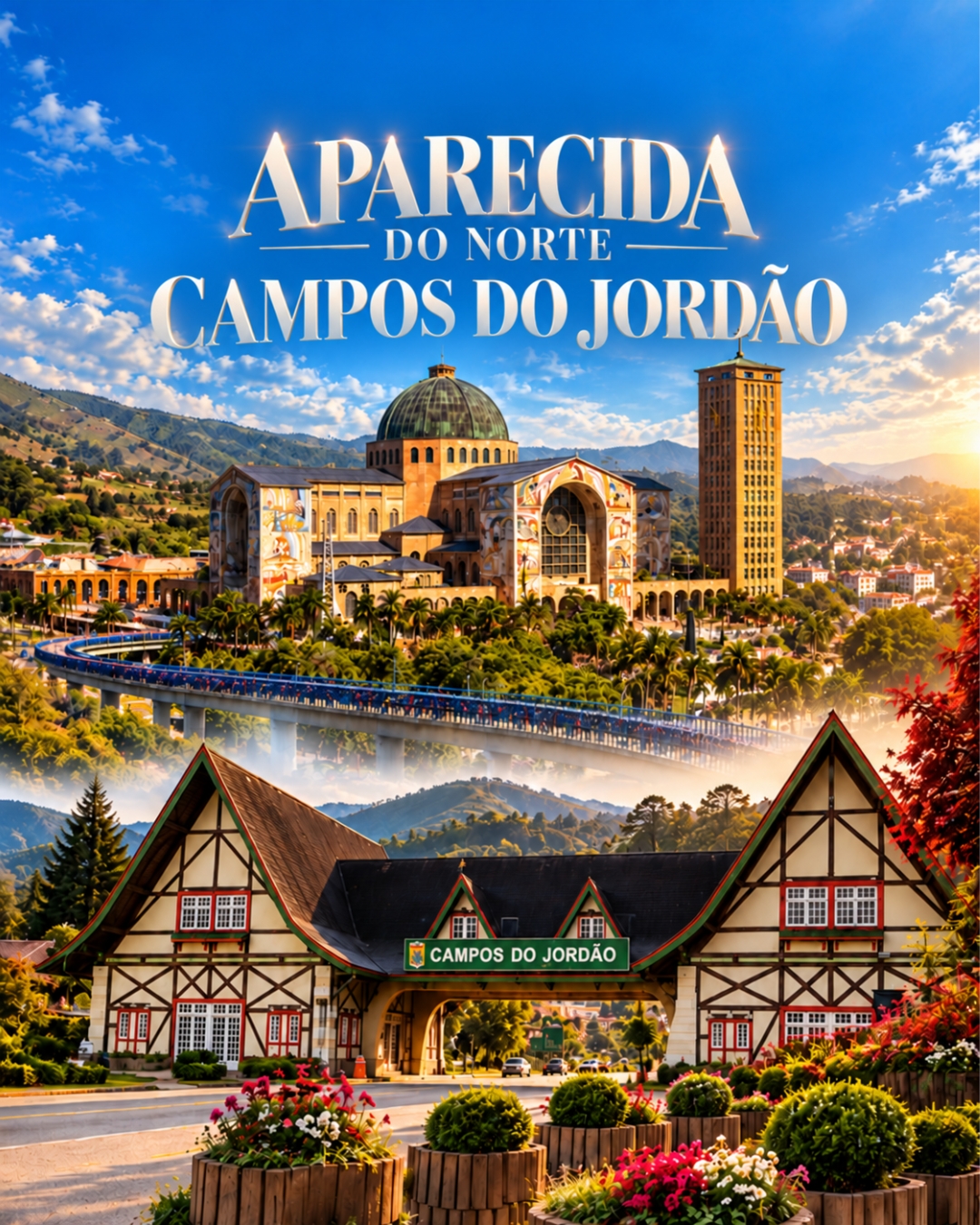 Aparecida do Norte e Campos do Jordão