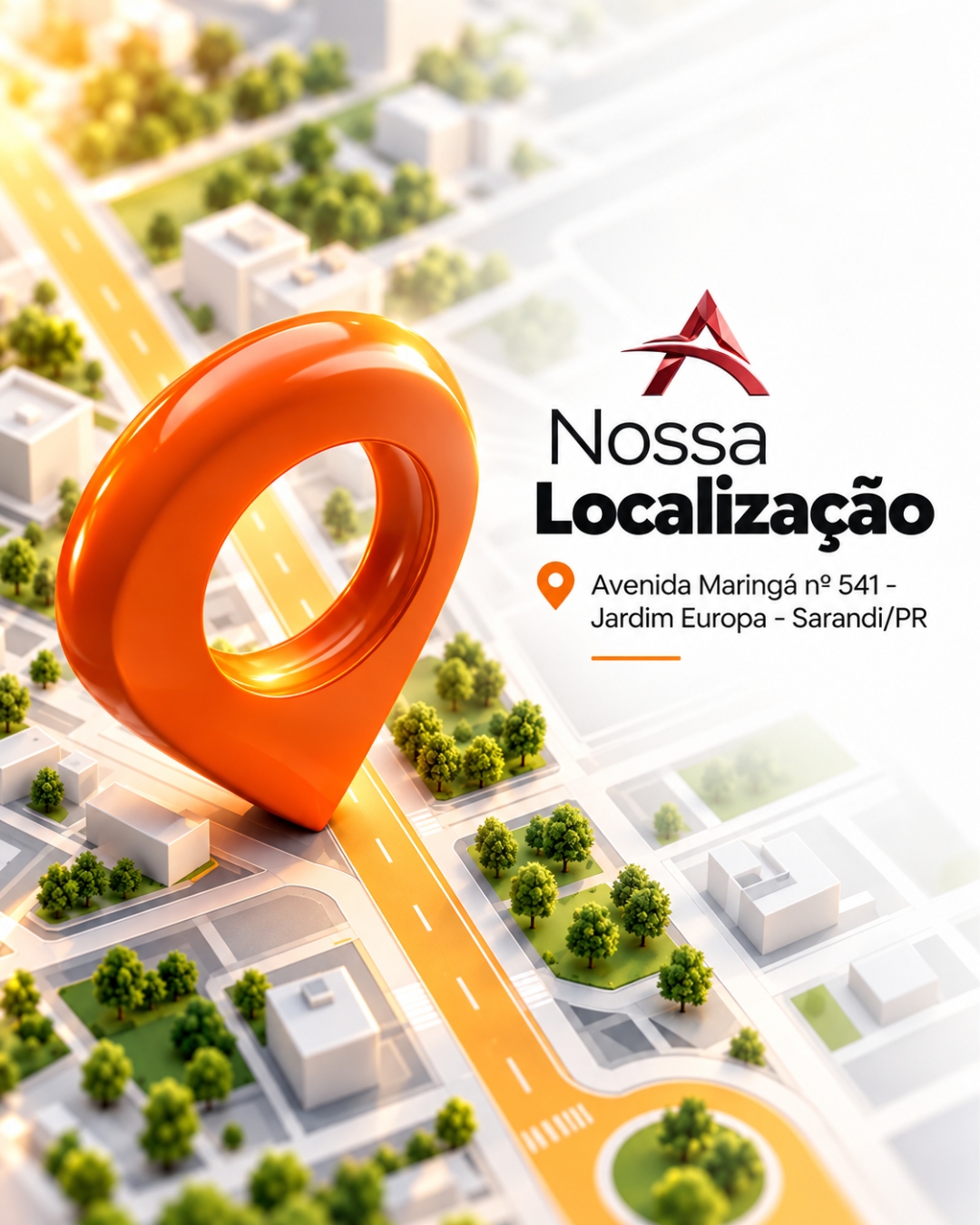 Nossa localização